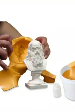 rtv 2 tin cure brush on silicone rubber for large scale sculptures & molds