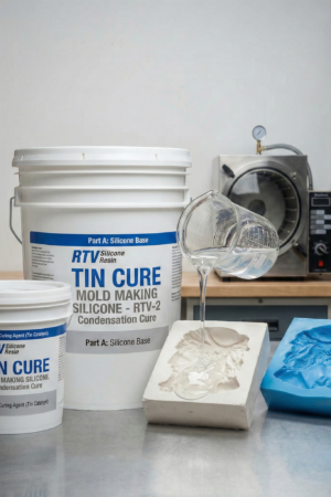 economical rtv 2 tin cure silicone rubber for general mold making