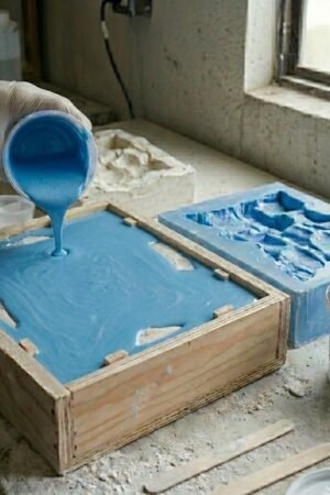 liquid tin cure silicone for concrete casting | factory