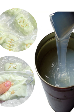 two component ab silicone gel 1:1 liquid soft silicone squishy gel for diy decompression toys gift (复制)